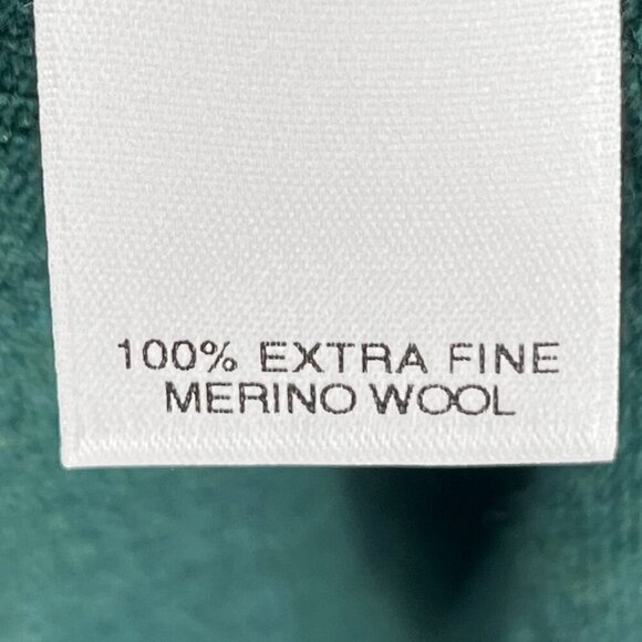 Turnbury Merino Wool Sweater 3XT NWT Green V-Neck Classic Preppy Soft Luxe Mens - Picture 8 of 9